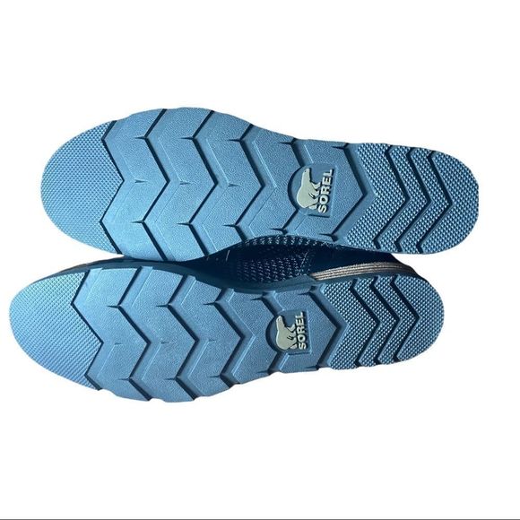 𝅺SOREL Black Patent Major Lace Mesh Ankle Boots Size 11 - Picture 4 of 6